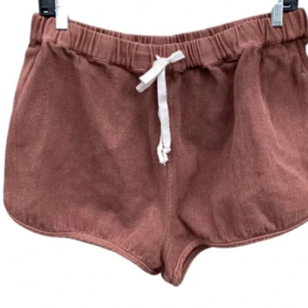 Free People Athletic Shorts in Rust
